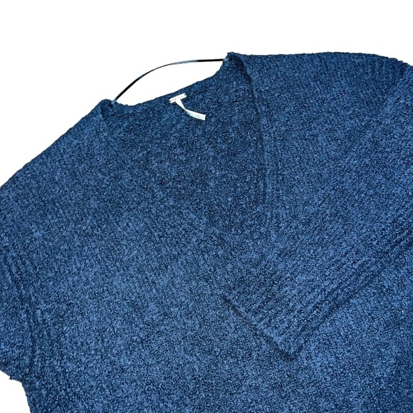 Y2K Free People Alpaca Blend Pullover Tunic Vneck Sweater - Picture 2 of 3